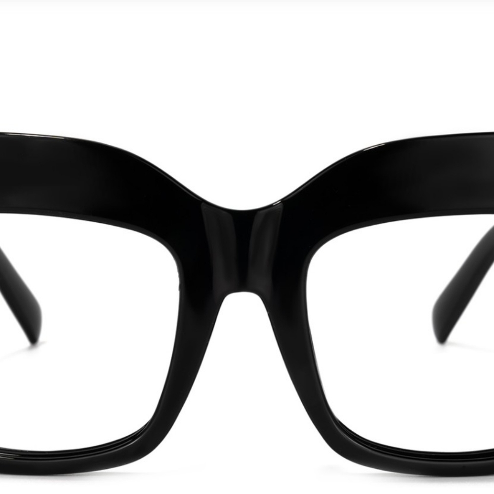 ALBERTA CAT EYE BLACK GLASSES